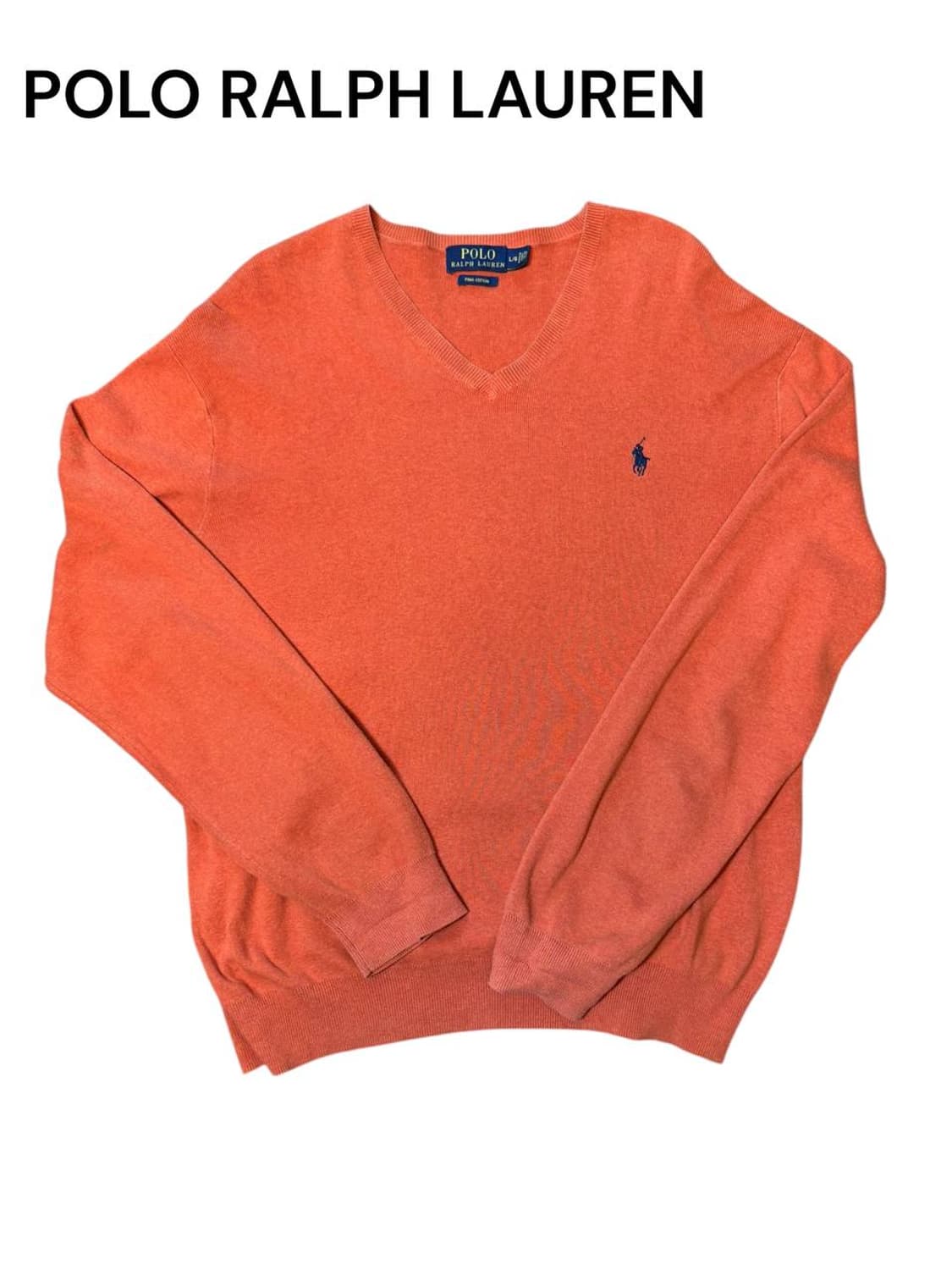폴로 랄프로렌 울 브이넥 니트 상품이미지1