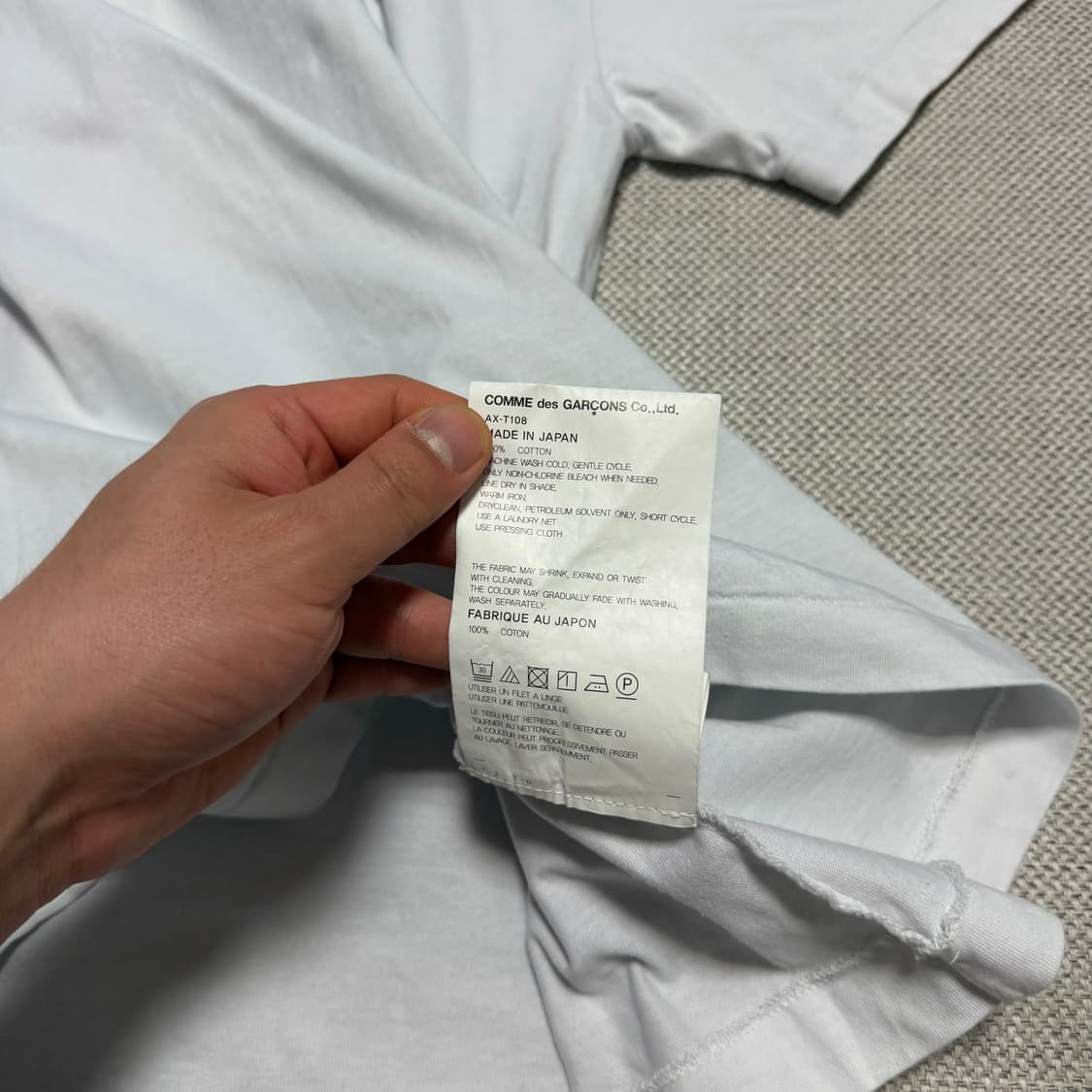 꼼데가르송 플레이 반팔 티셔츠 상품이미지6