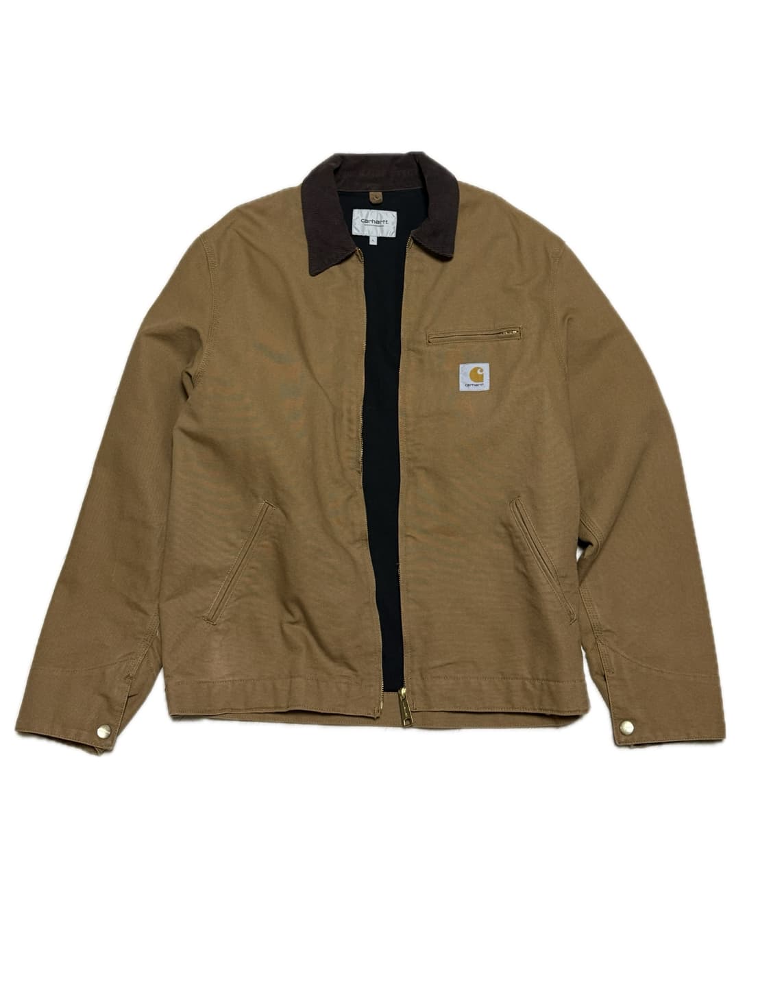칼하트 WIP 디트로이트 자켓 해밀턴 브라운 토바코 스프링 상품이미지1