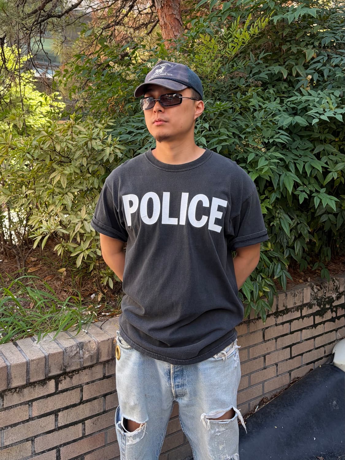 90-00‘s Police Rebellion American T-sh 상품이미지4