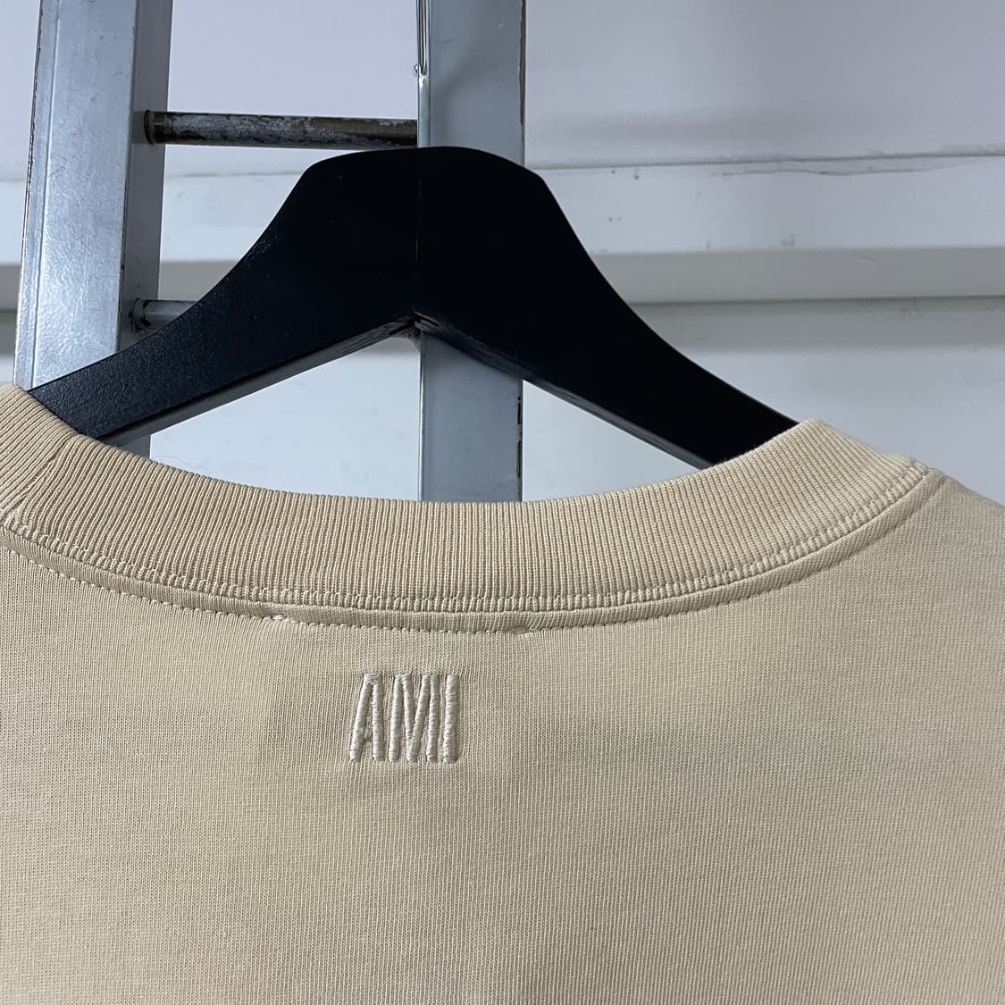AMI 아미 빅하트 반팔 티셔츠 베이지 L 상품이미지7