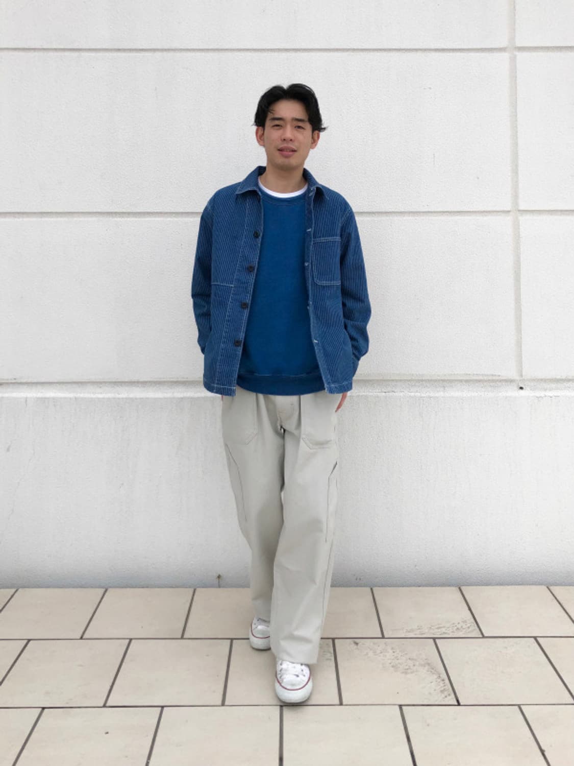 유니클로 워크웨어 히코리 자켓 L (103) 상품이미지9