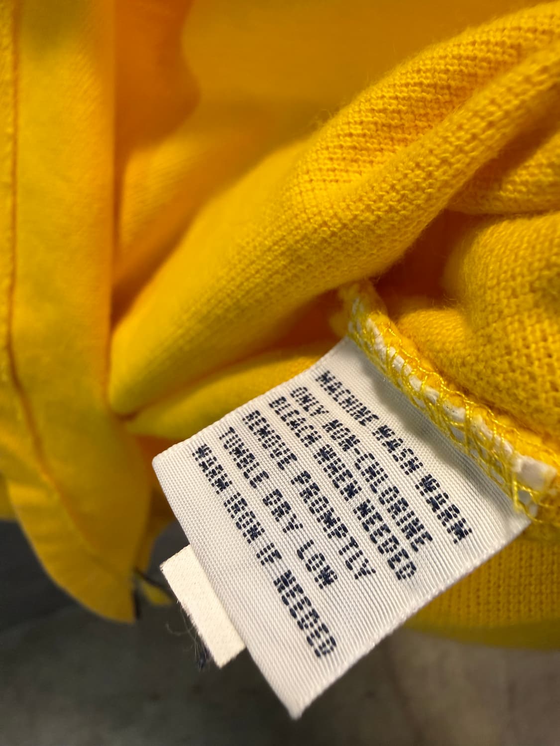 M 폴로랄프로렌 POLO  빅포니 독일 GER 패치 럭비 폴로 셔츠 옐로 상품이미지9