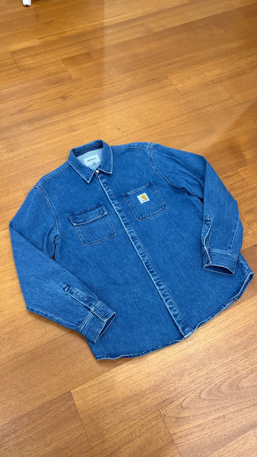 칼하트 데님 셔츠 자켓 상품이미지2