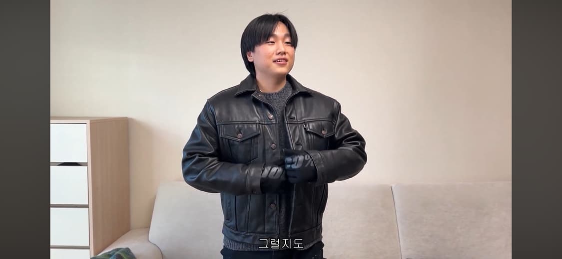 리바이스 실버탭 90s 레더 트러커 판매합니다(소가죽) 상품이미지4