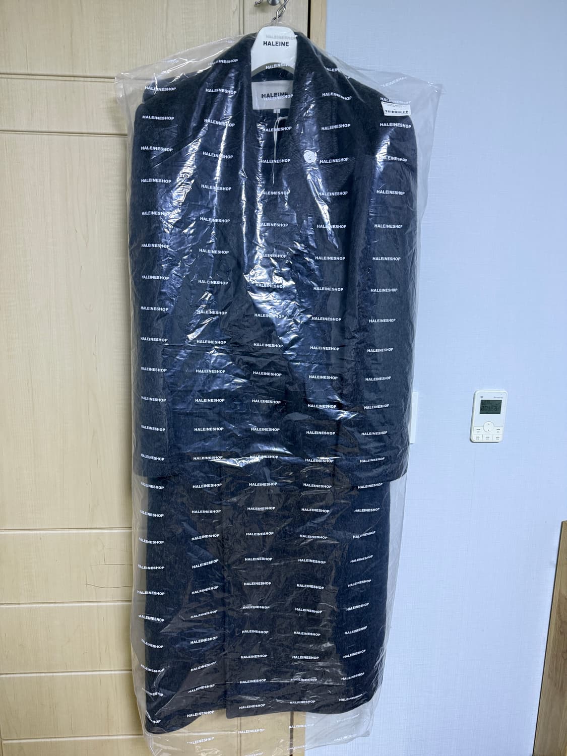 알렌느 알파카 더블 브레스티드 코트 차콜(2) 상품이미지2