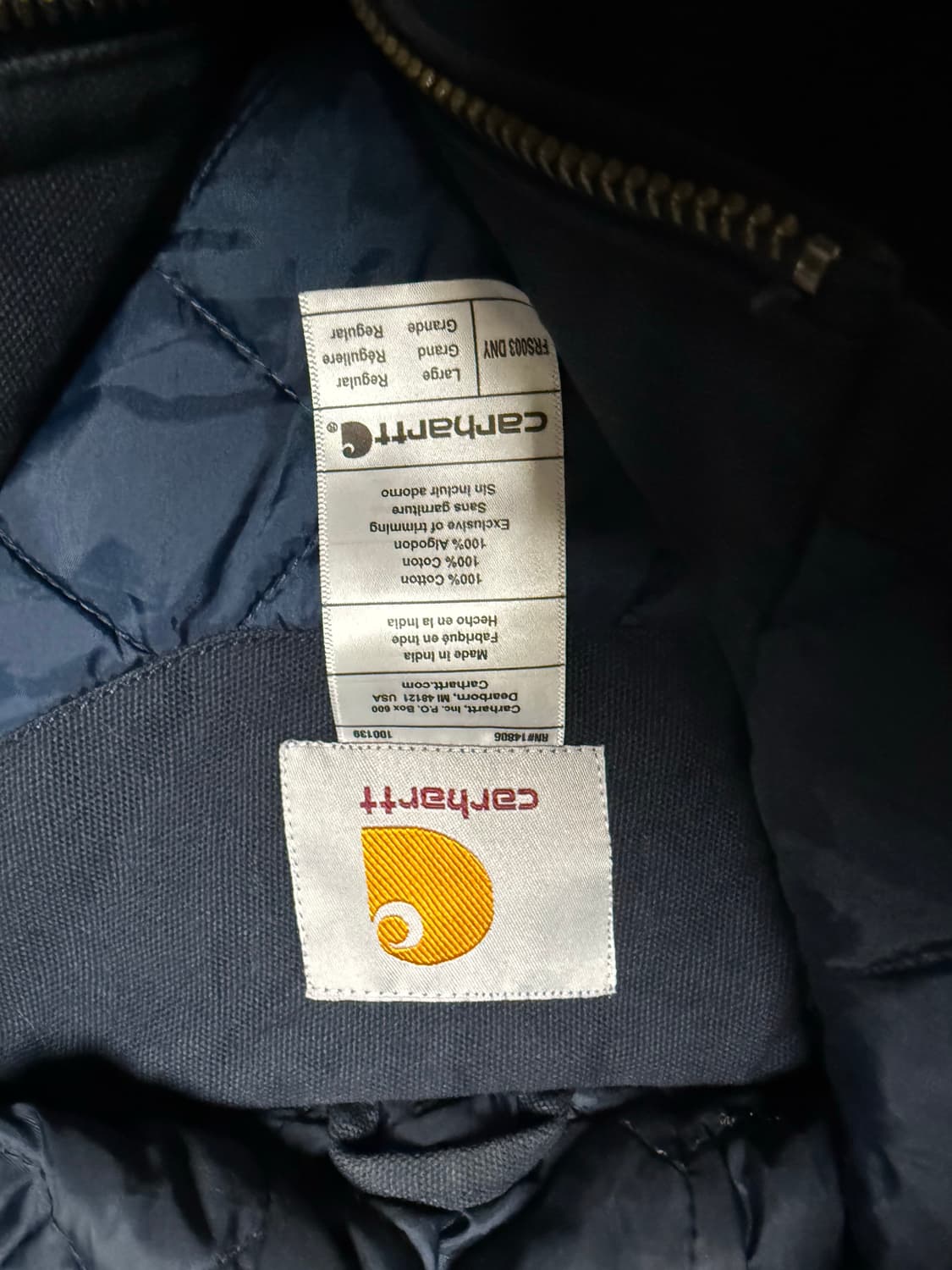 칼하트 워크 자켓 상품이미지3