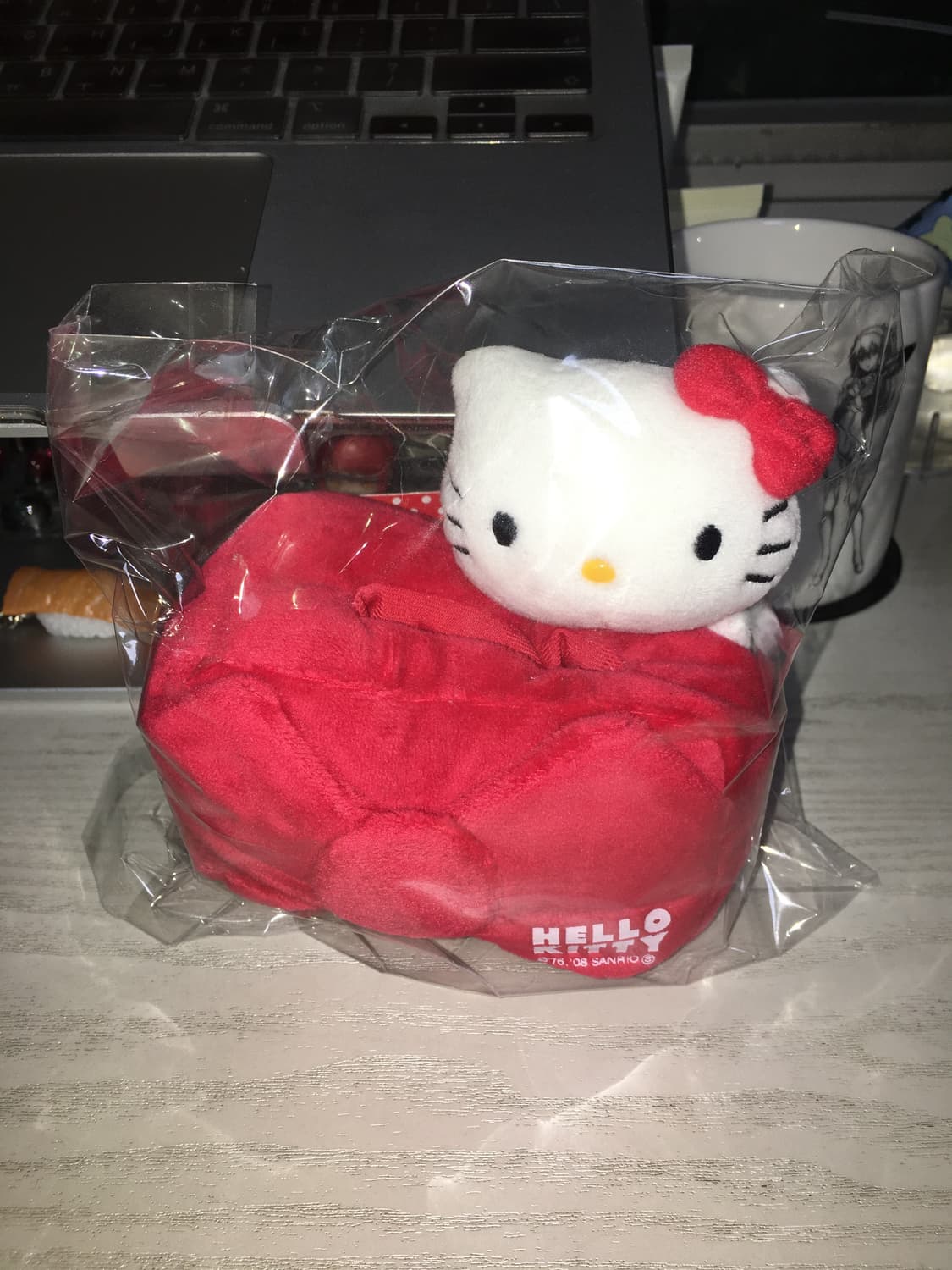 [새상품] 헬로키티 Hello kitty 물품 꽂을 수 있는 인형 거치대 상품이미지1