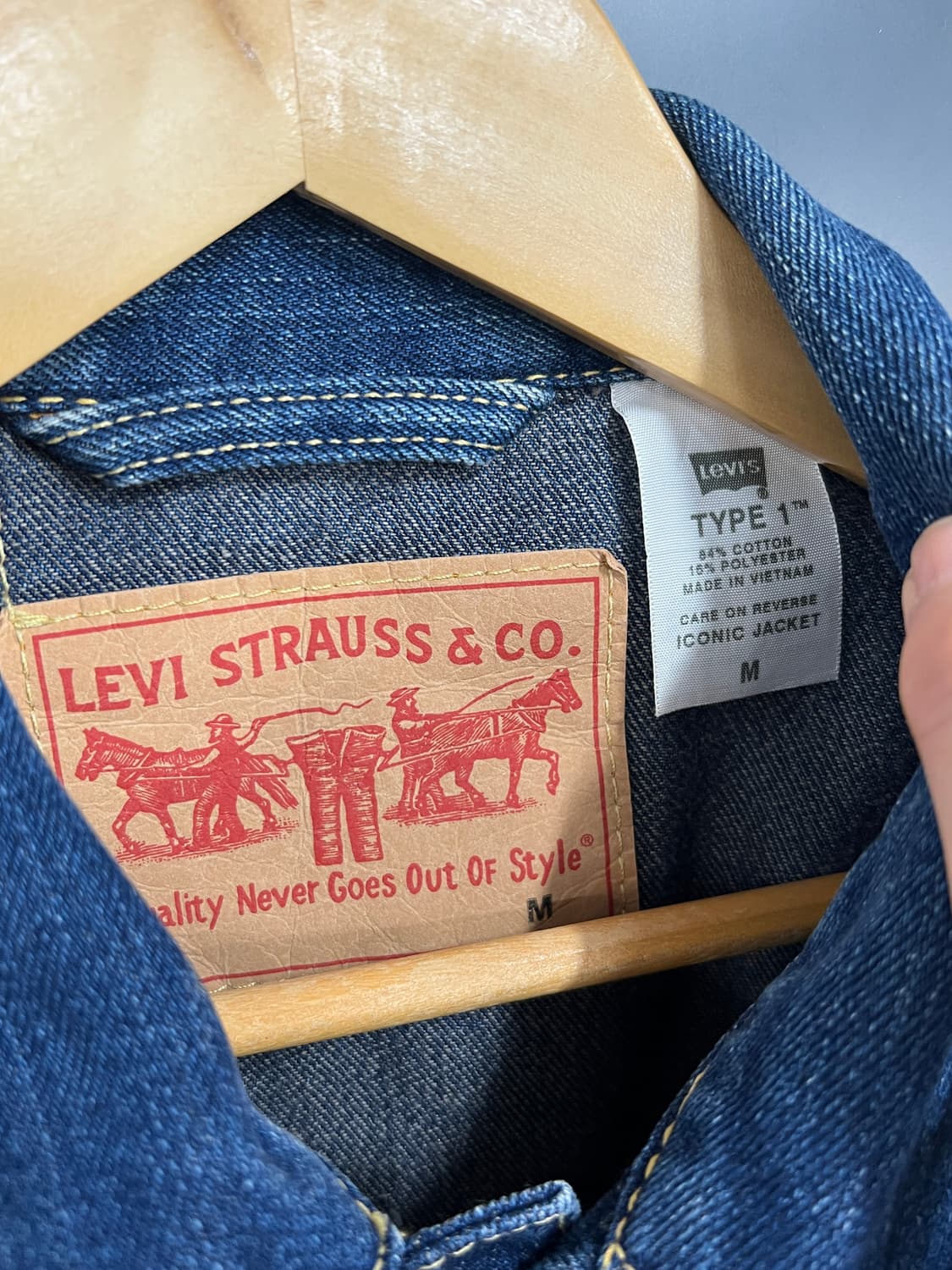 Levis Type1 리바이스 타입원 데님 트러커 상품이미지5