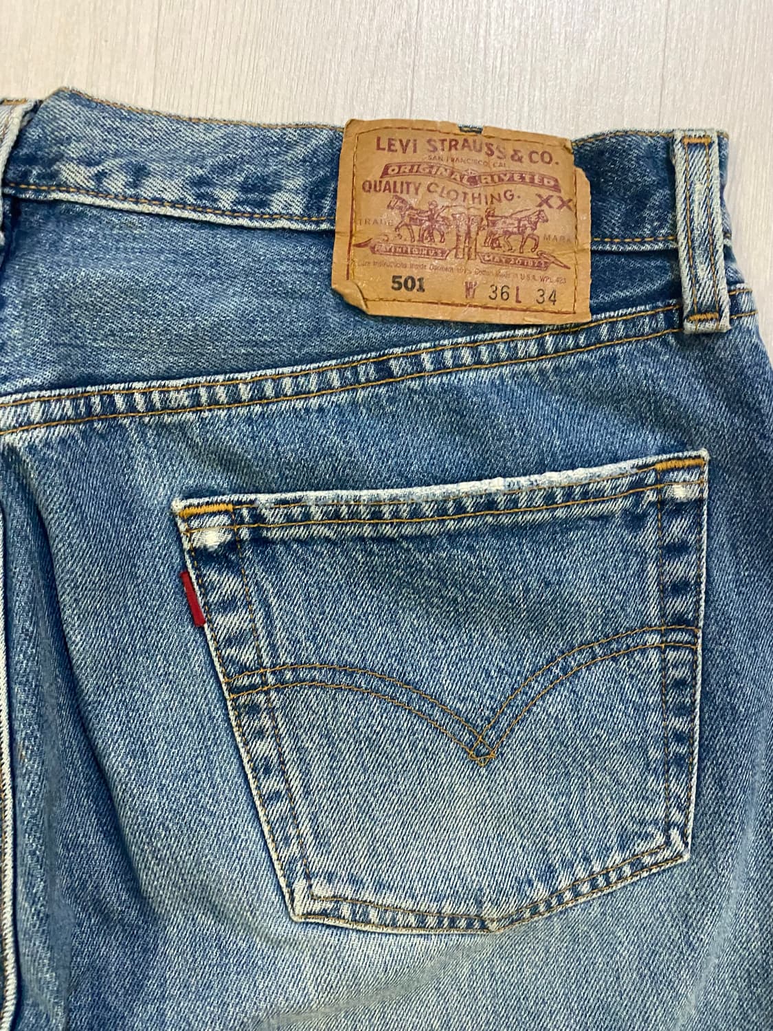 리바이스 501 데님 상품이미지5