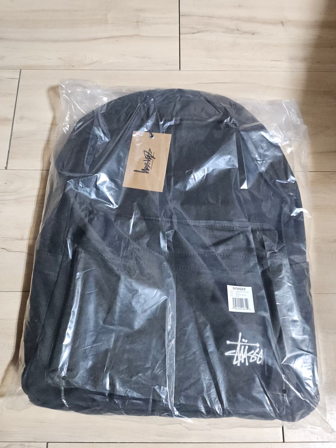 스투시 캔버스 백팩 워시드 블랙 새상품 상품이미지2