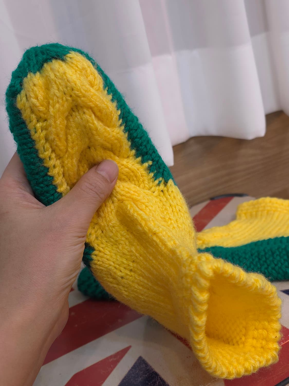 손뜨개 케이프+풋워머 상품이미지5