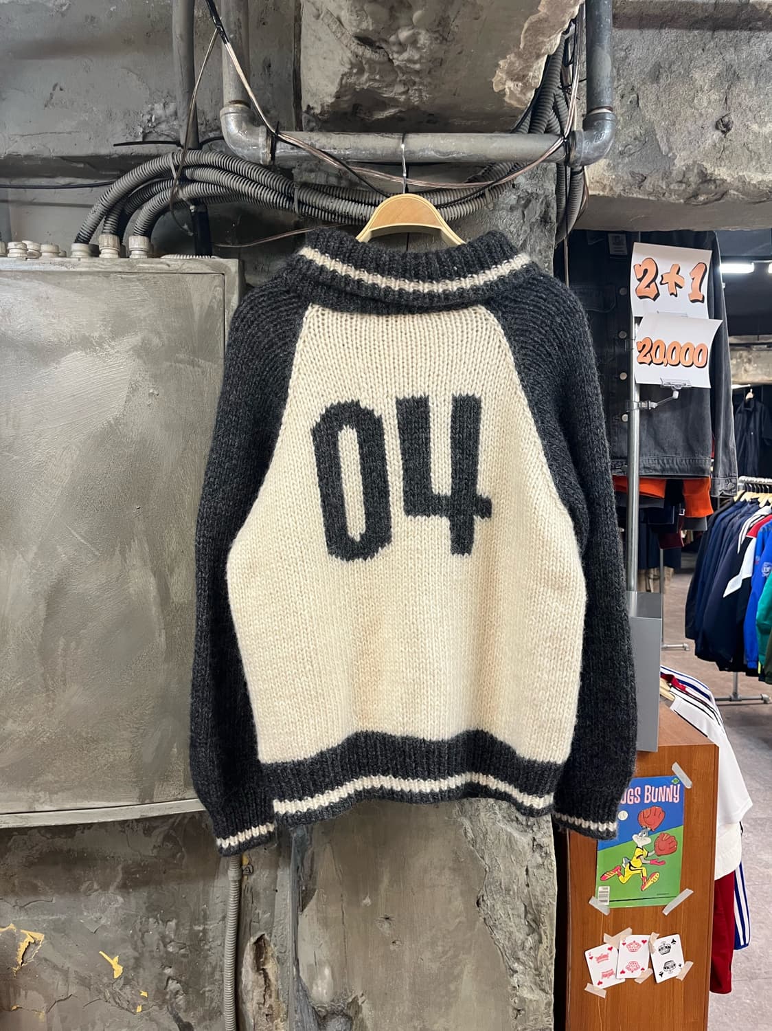 USA 헤비울 아노락 스웨터 #csz2896 상품이미지2