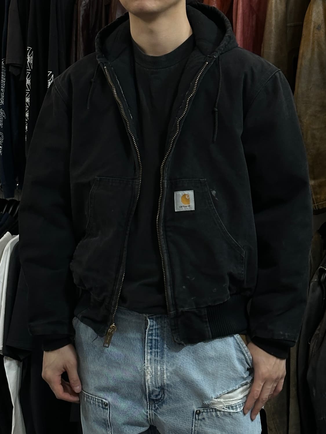 90's OG USA Made 칼하트 JQ1005 액티브 자켓 상품이미지3