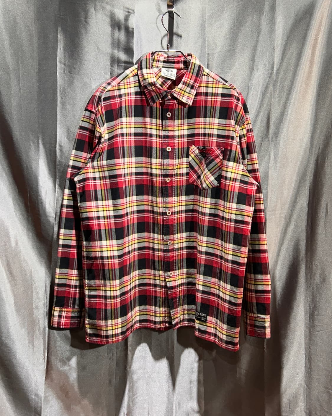 M 디키즈 워크웨어 레드 타탄체크 셔츠  상품이미지2