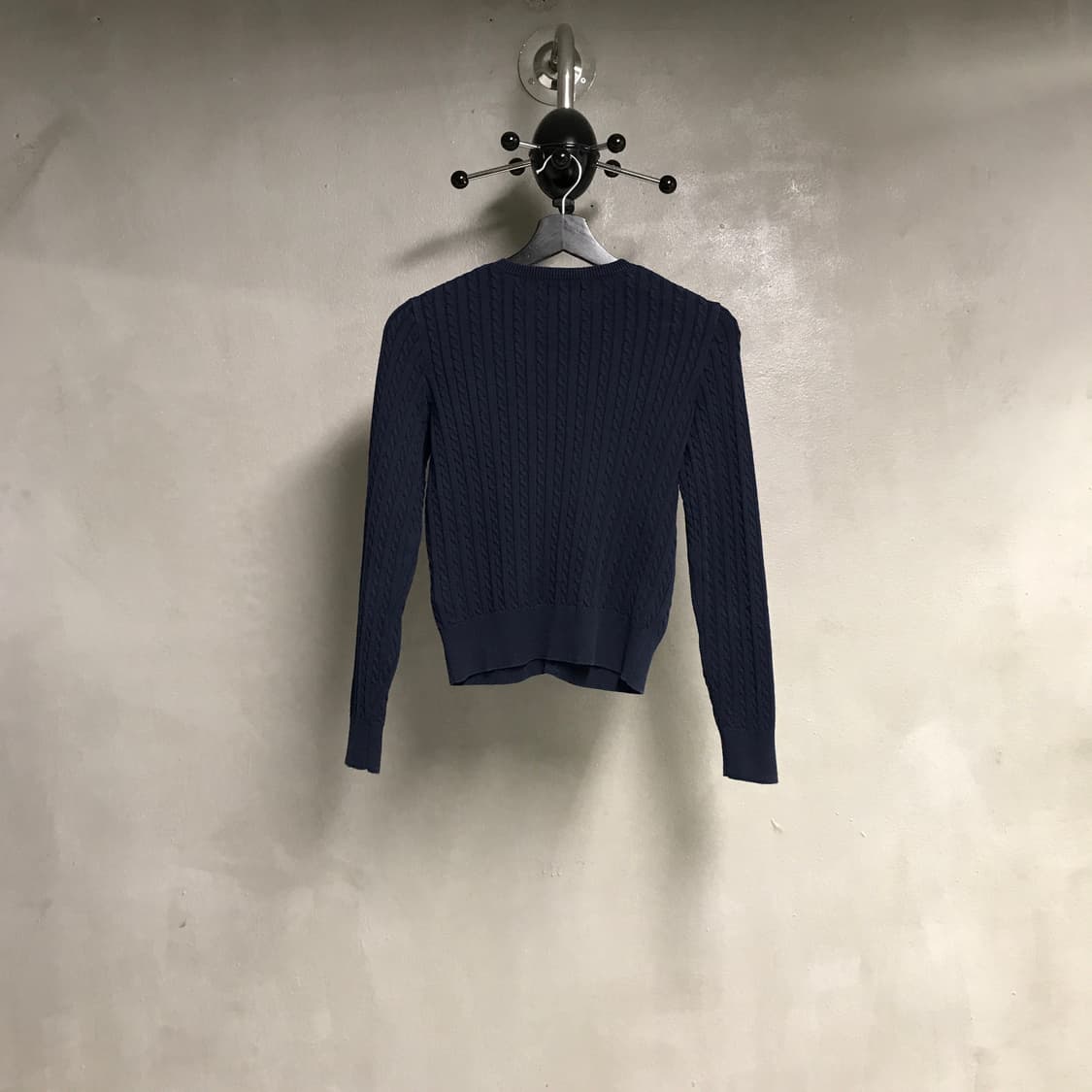 폴로 랄프로렌 QR 케이블 가디건 네이비 L12-14(W) 상품이미지6