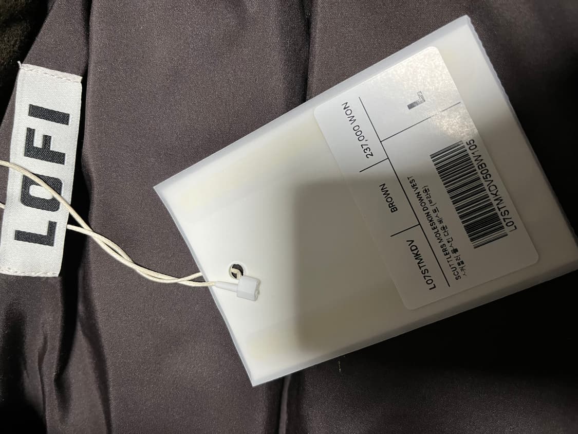 (새상품) 로파이 몰스킨 덕다운 베스트 상품이미지4