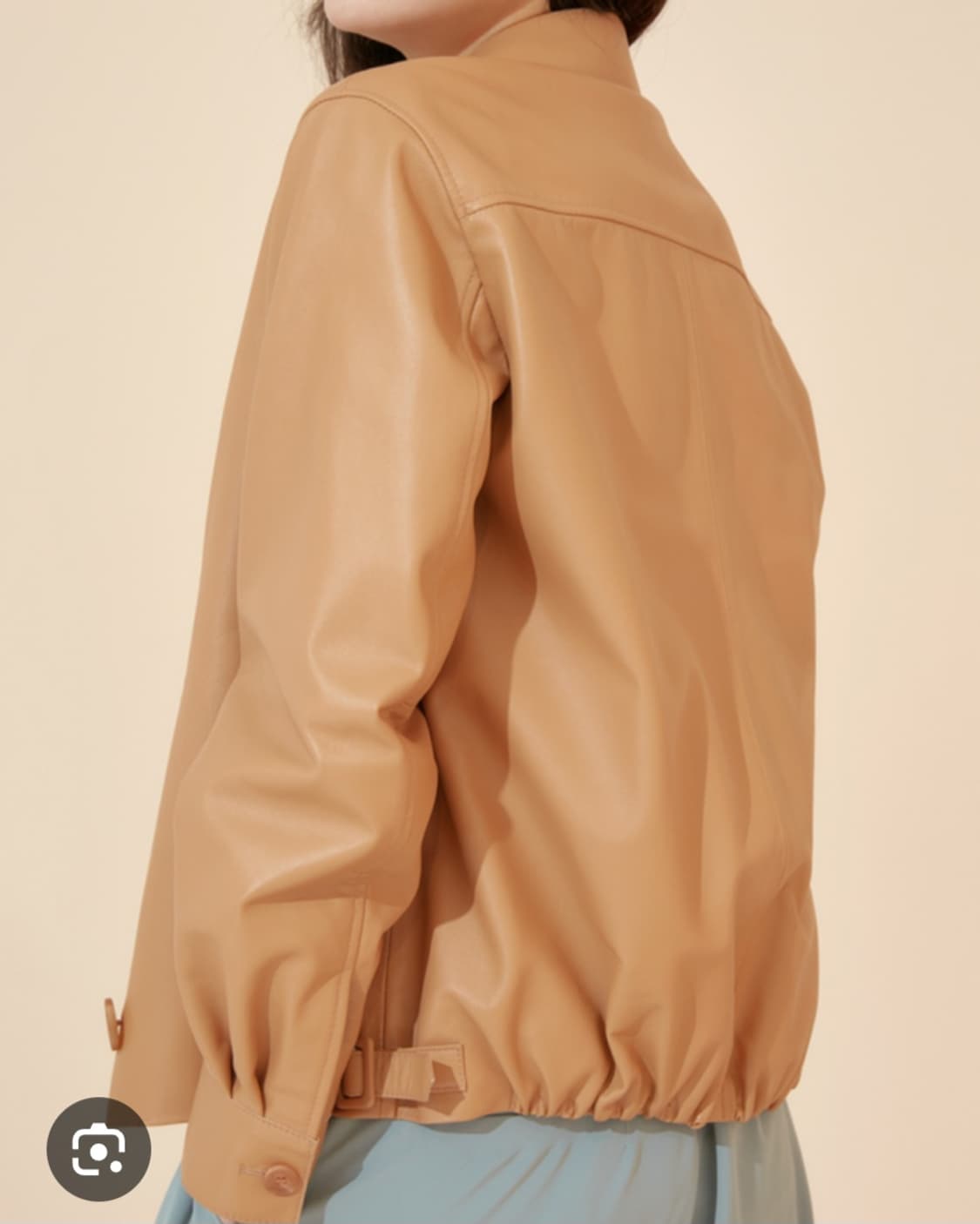 로보 천연 양가죽 더블 자겟 상품이미지3