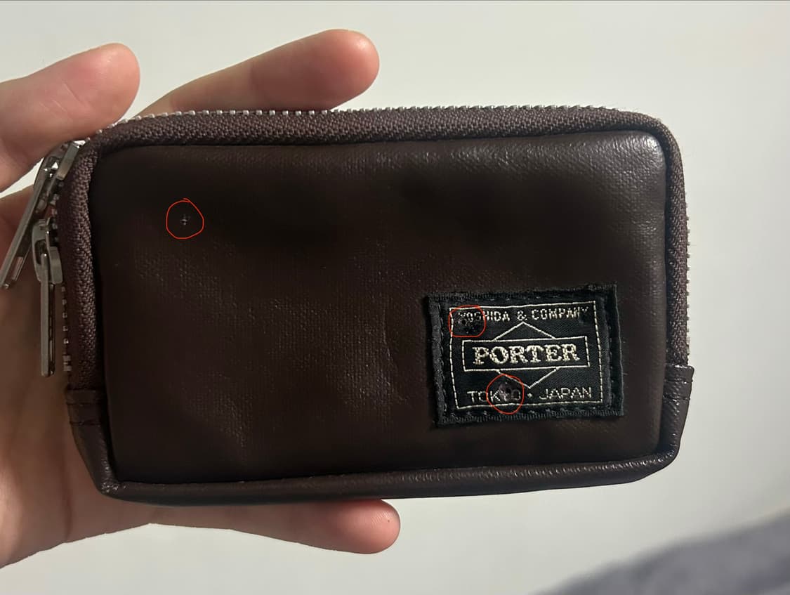 포터 지갑 브라운 코인케이스 상품이미지4