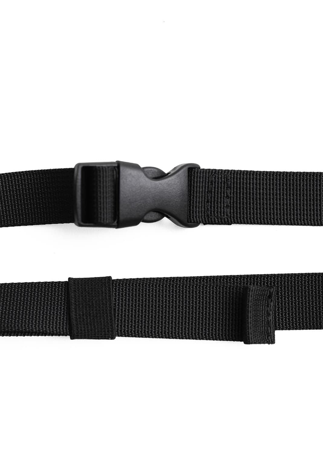 AMOMENTO + Sheer Nylon Belt Bag, Black 상품이미지5