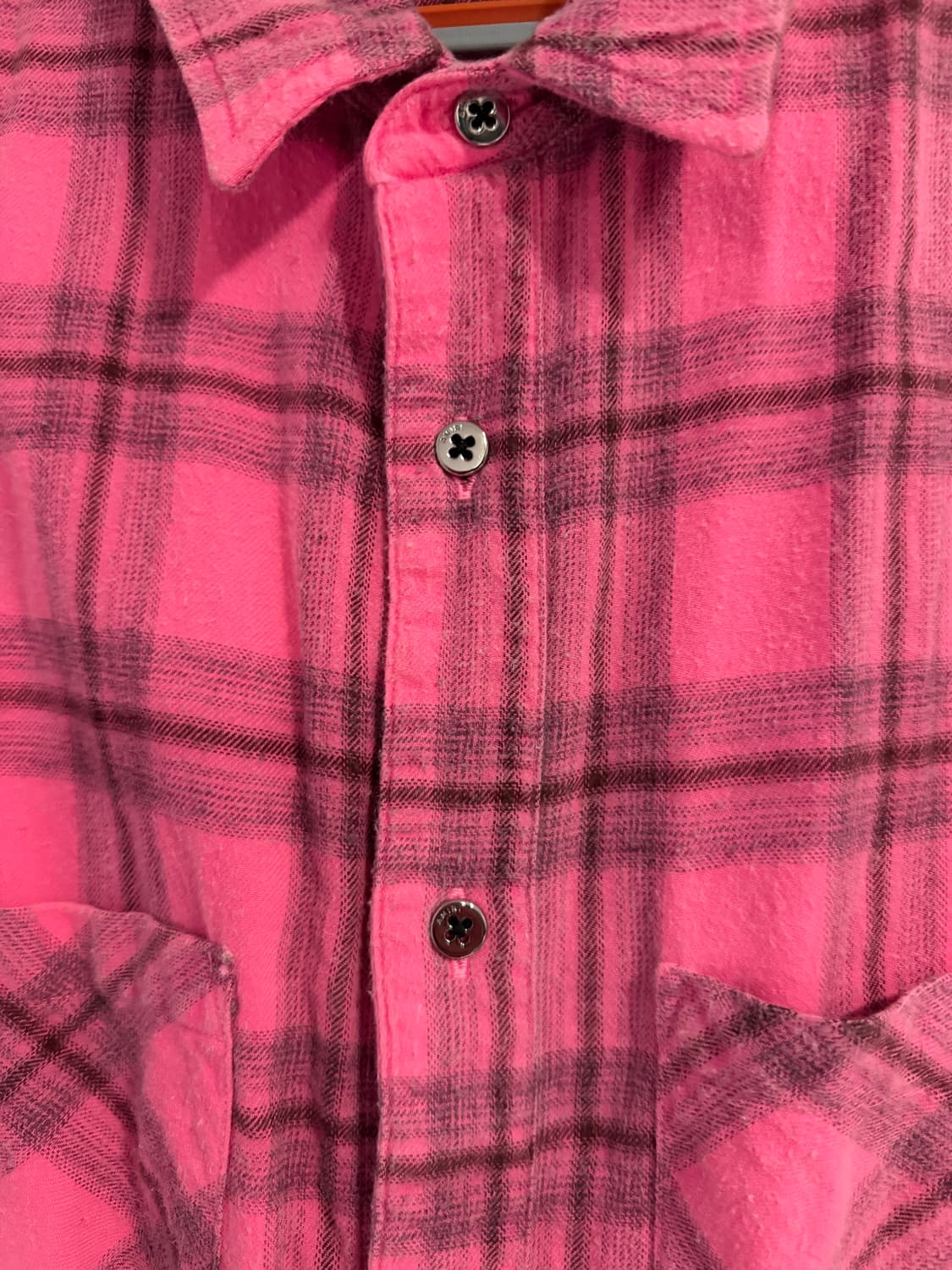 아미리(Amiri) 핑크 체크 롱 슬리브 웨스턴 셔츠 상품이미지4