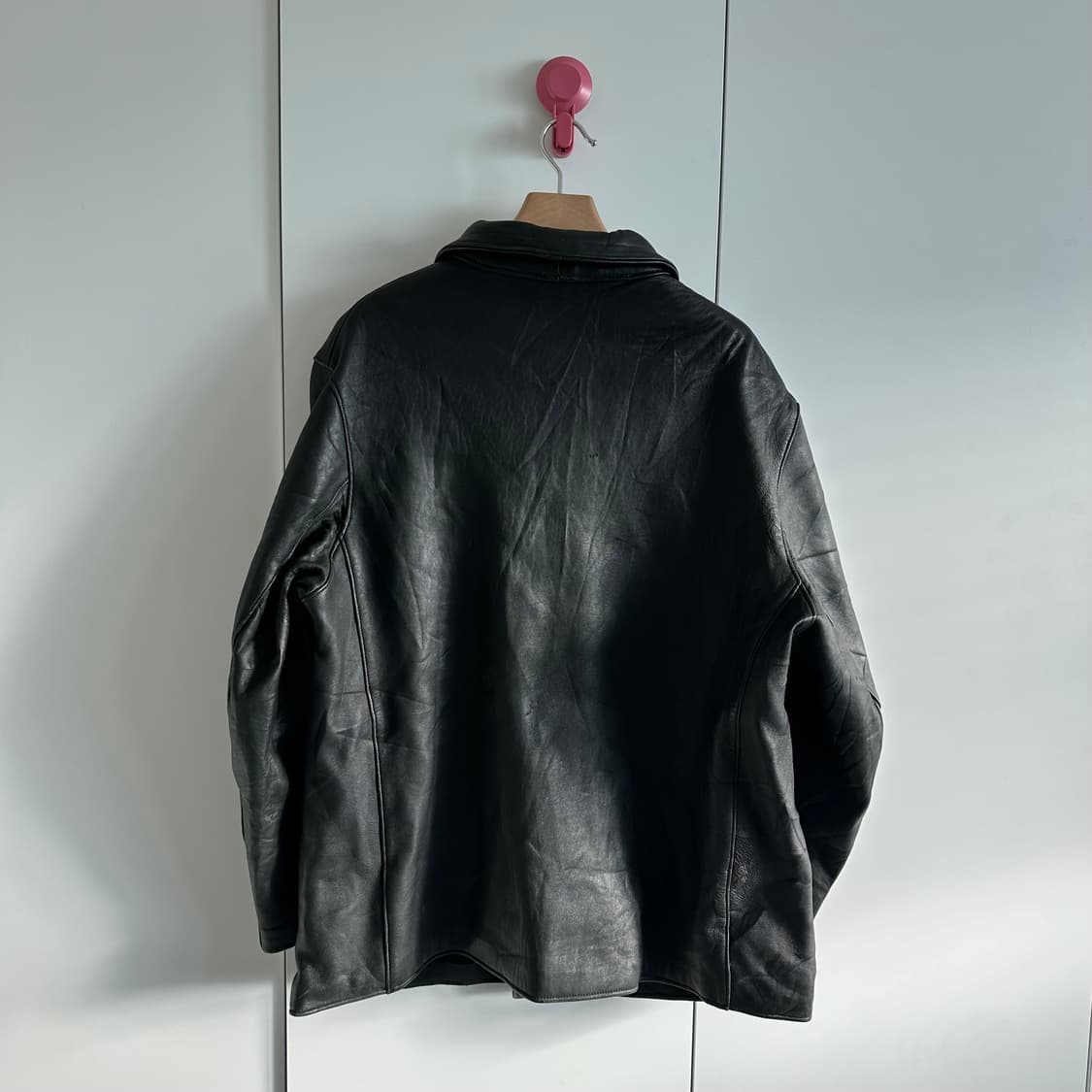 70’s 프렌치 파이어맨 레더자켓 상품이미지3