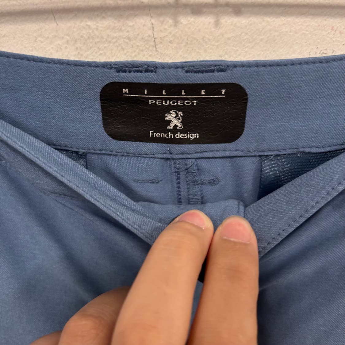 밀레 푸조 프렌치 메쉬 스판 코튼팬츠 상품이미지3