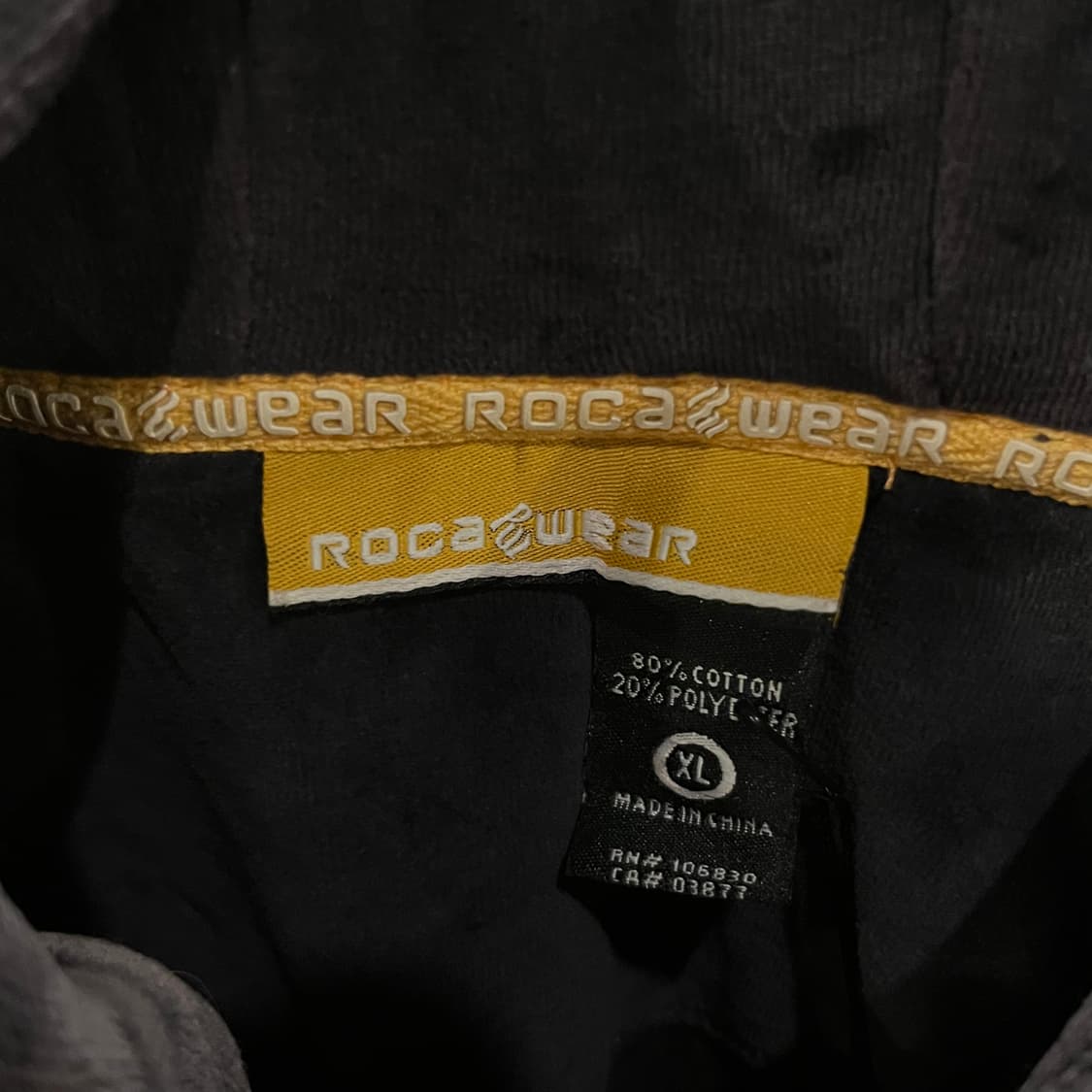 Roca wear 로카웨어 벨벳 후드 집업  상품이미지9
