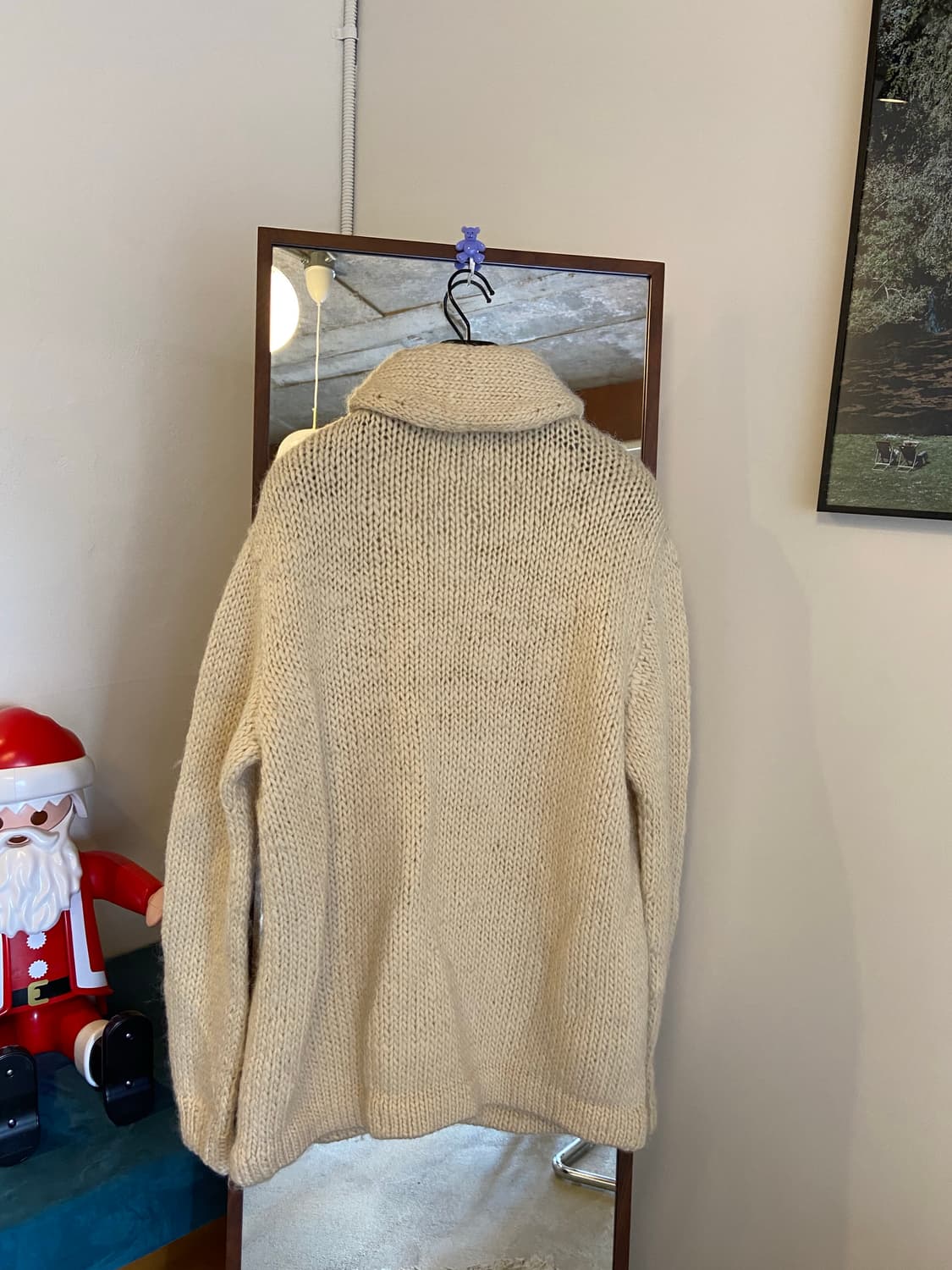 폴로 랄프로렌 아이보리 숄카라 니트 가디건 상품이미지6