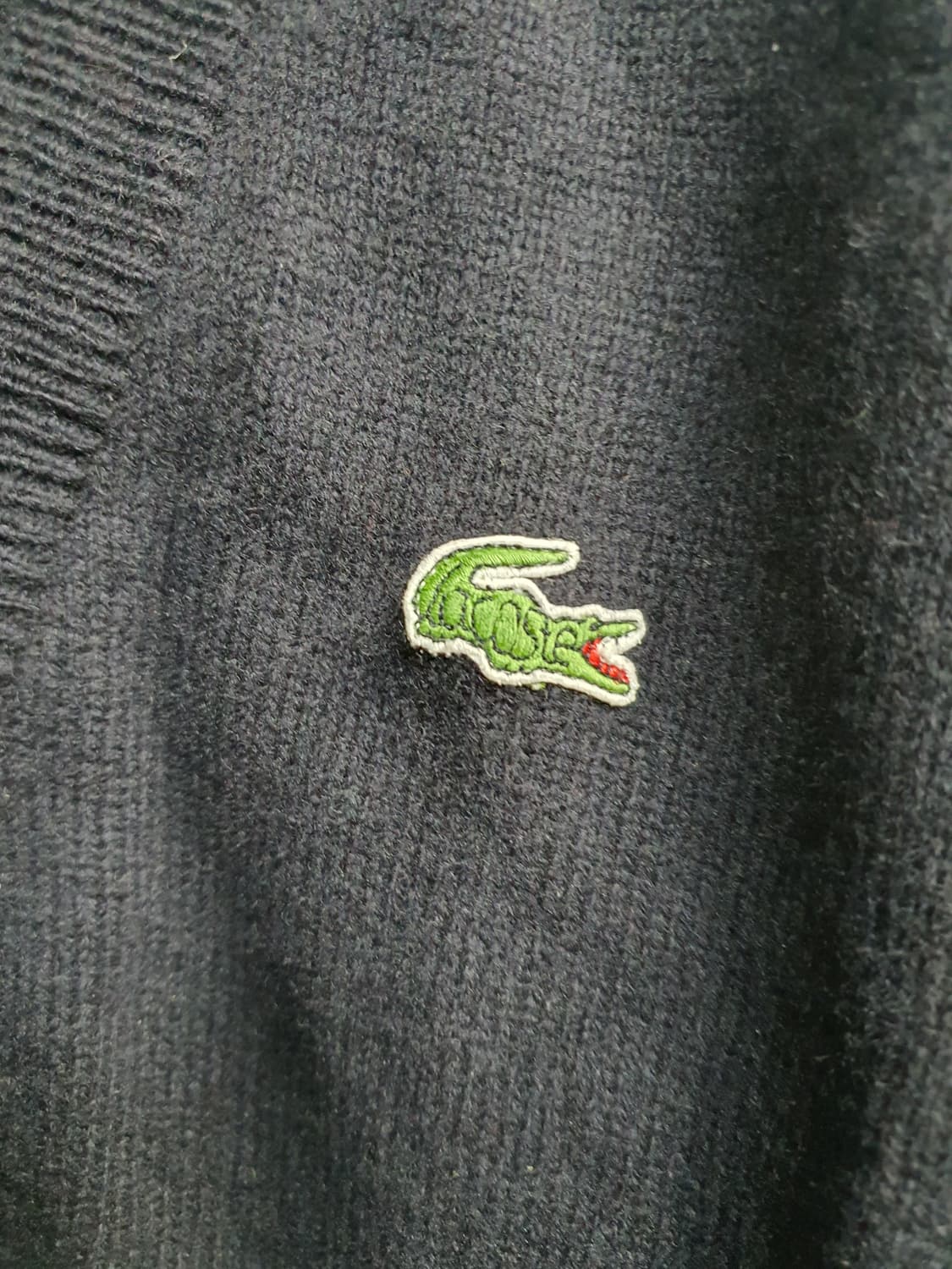 라코스테 클래식 블랙 가디건 105 상품이미지2