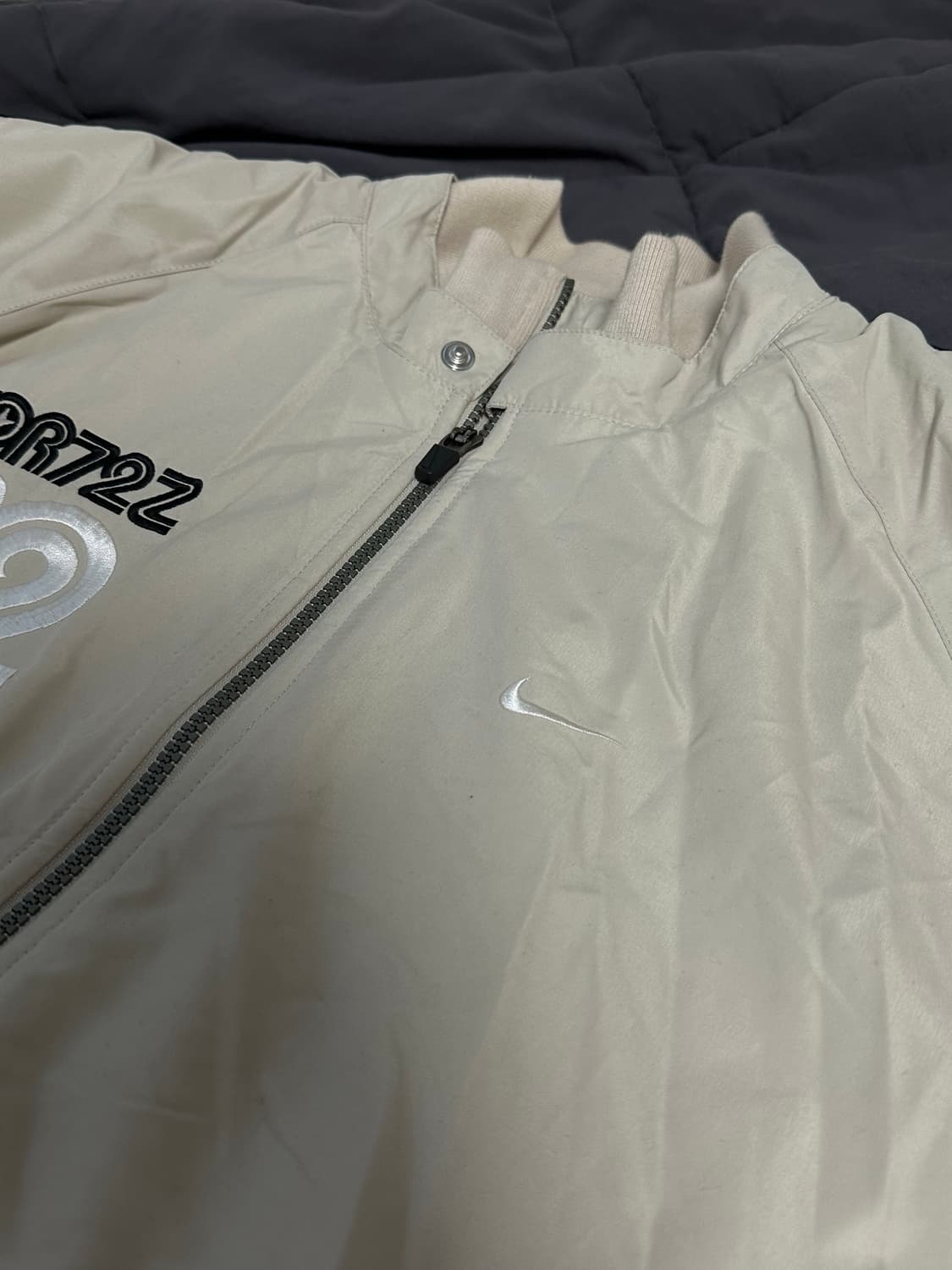 00s 나이키 빈티지 워크자켓 점퍼 퀄팅 패딩 스우시 상품이미지4