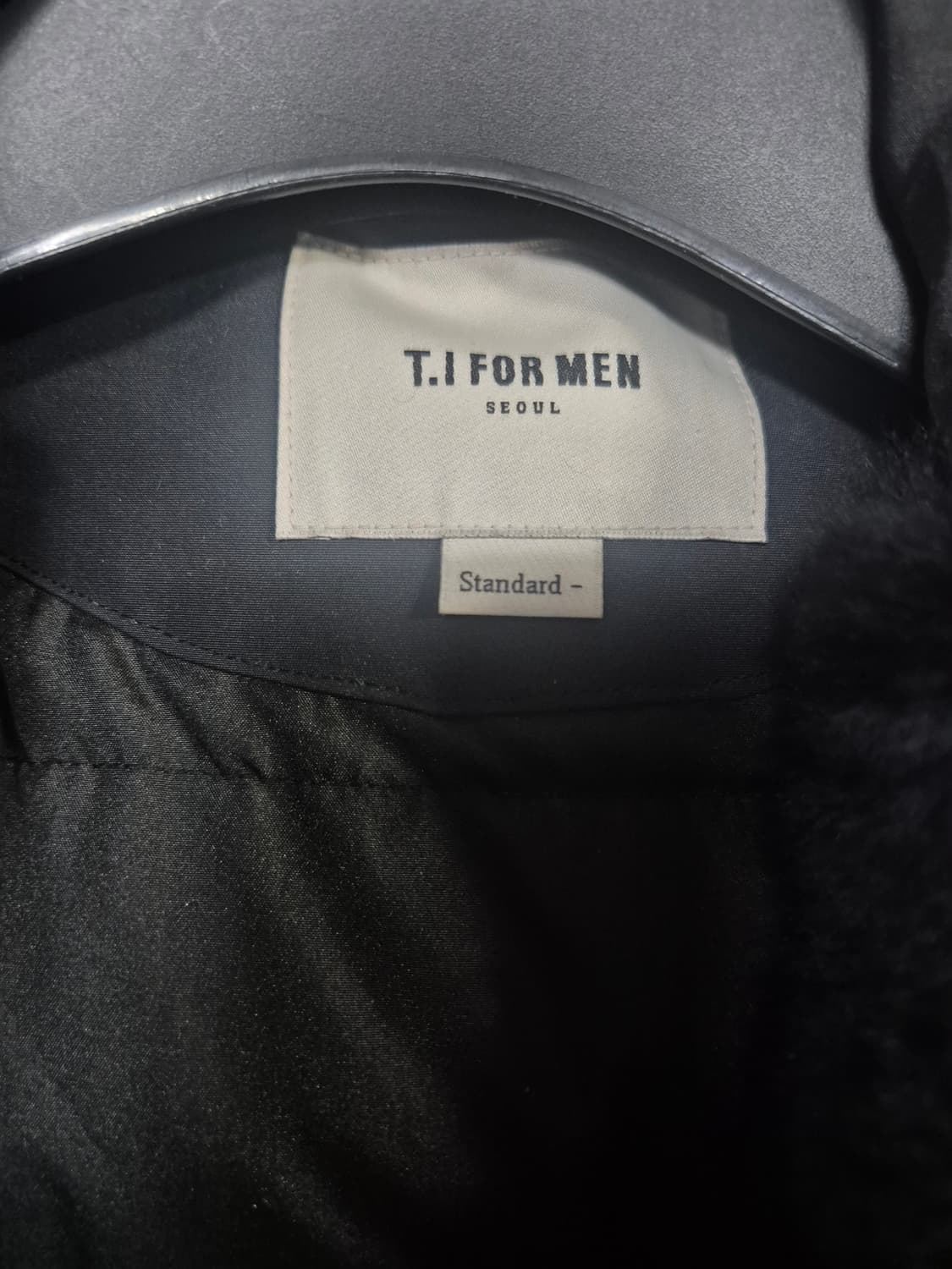 T.I FOR MEN 티아이포맨 블랙 후드 롱 블랙 패딩 상품이미지6