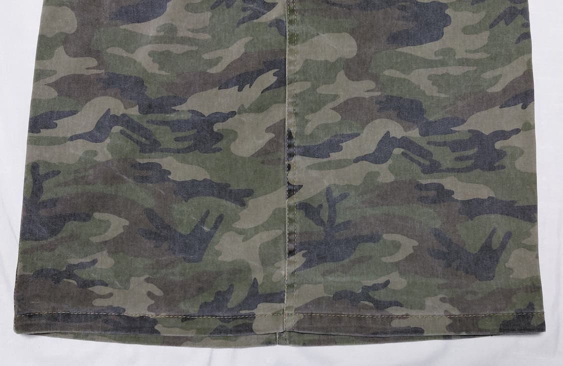 [Sorridere] 뒷밴딩 카모 4버튼 하이웨이스트 스커트 (M) 상품이미지3