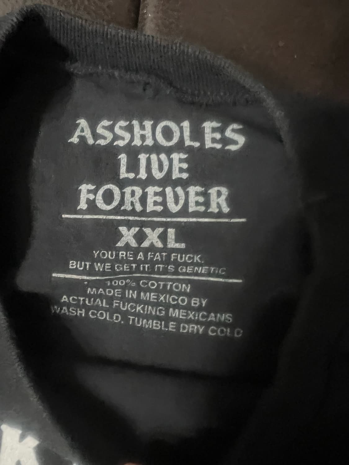 Usa Assholes live forever  반팔티 상품이미지3