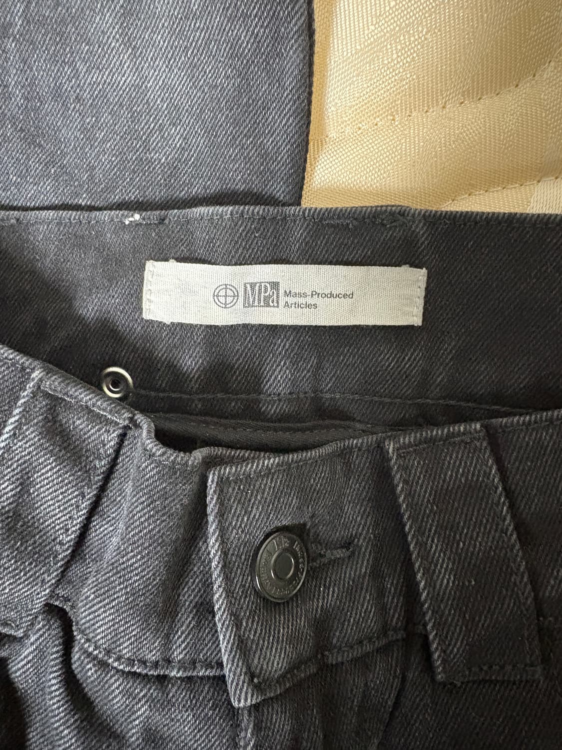 [S] 플라스틱프로덕트 MPa CALF POCKET PANTS (블랙) 상품이미지5