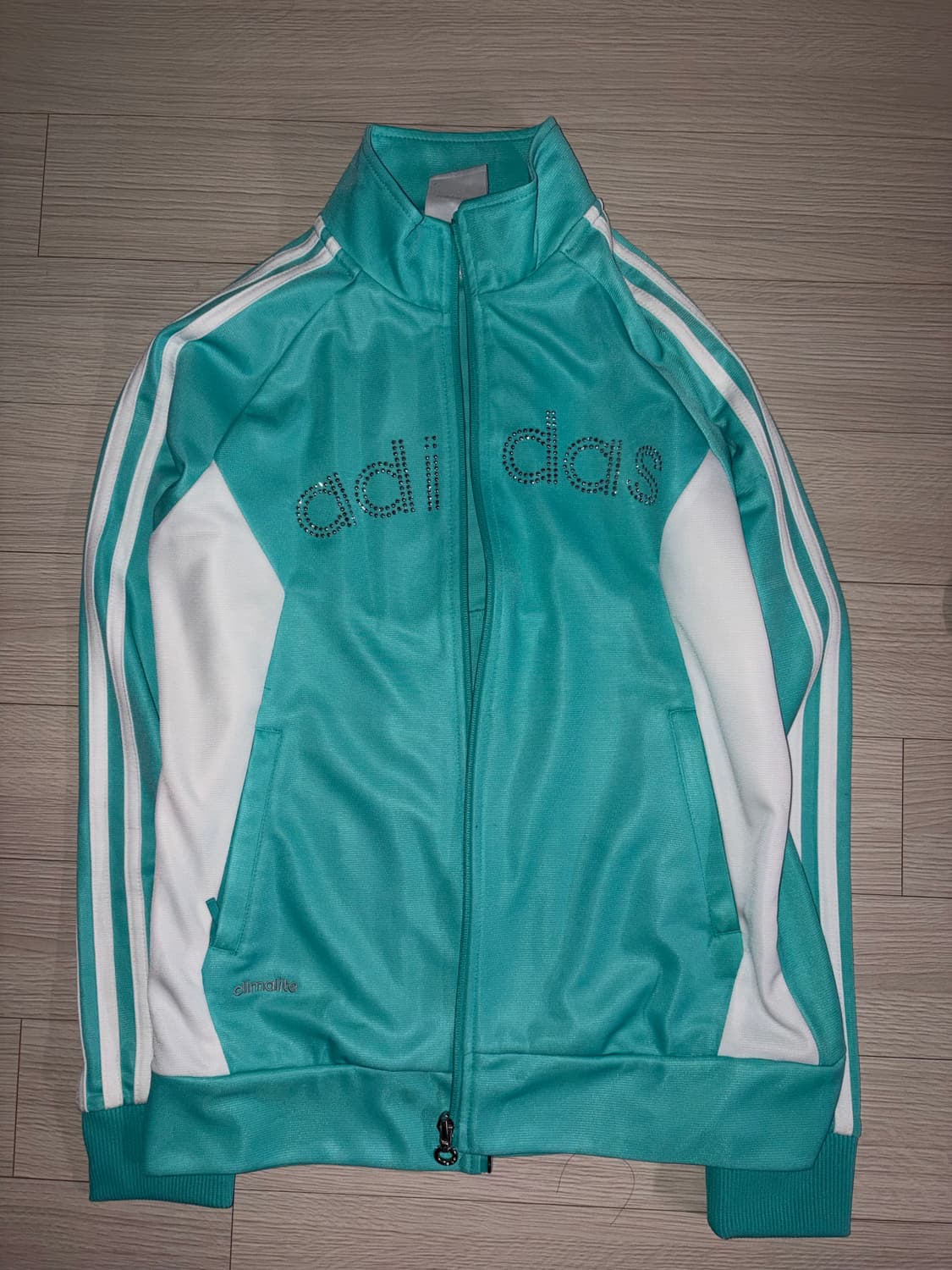 아디다스 슬림핏 고전 민트 큐빅 져지 상품이미지1