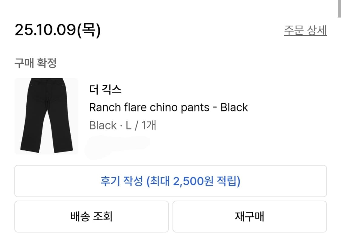 더긱스 플레어 치노 L사이즈 상품이미지6