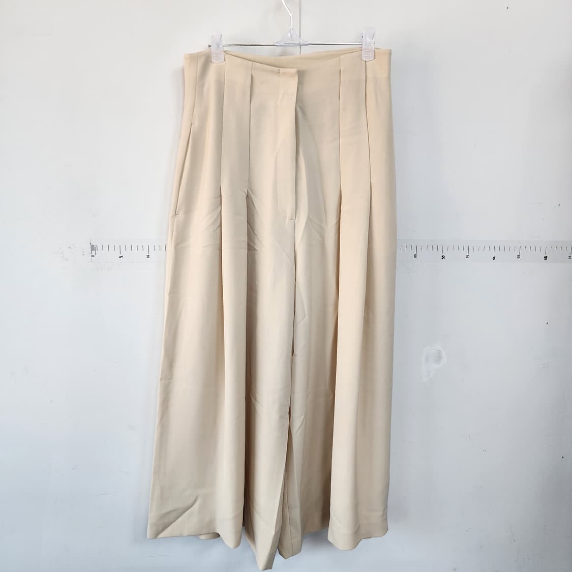 세루띠1881 아이보리색 와이드 팬츠 상품이미지4