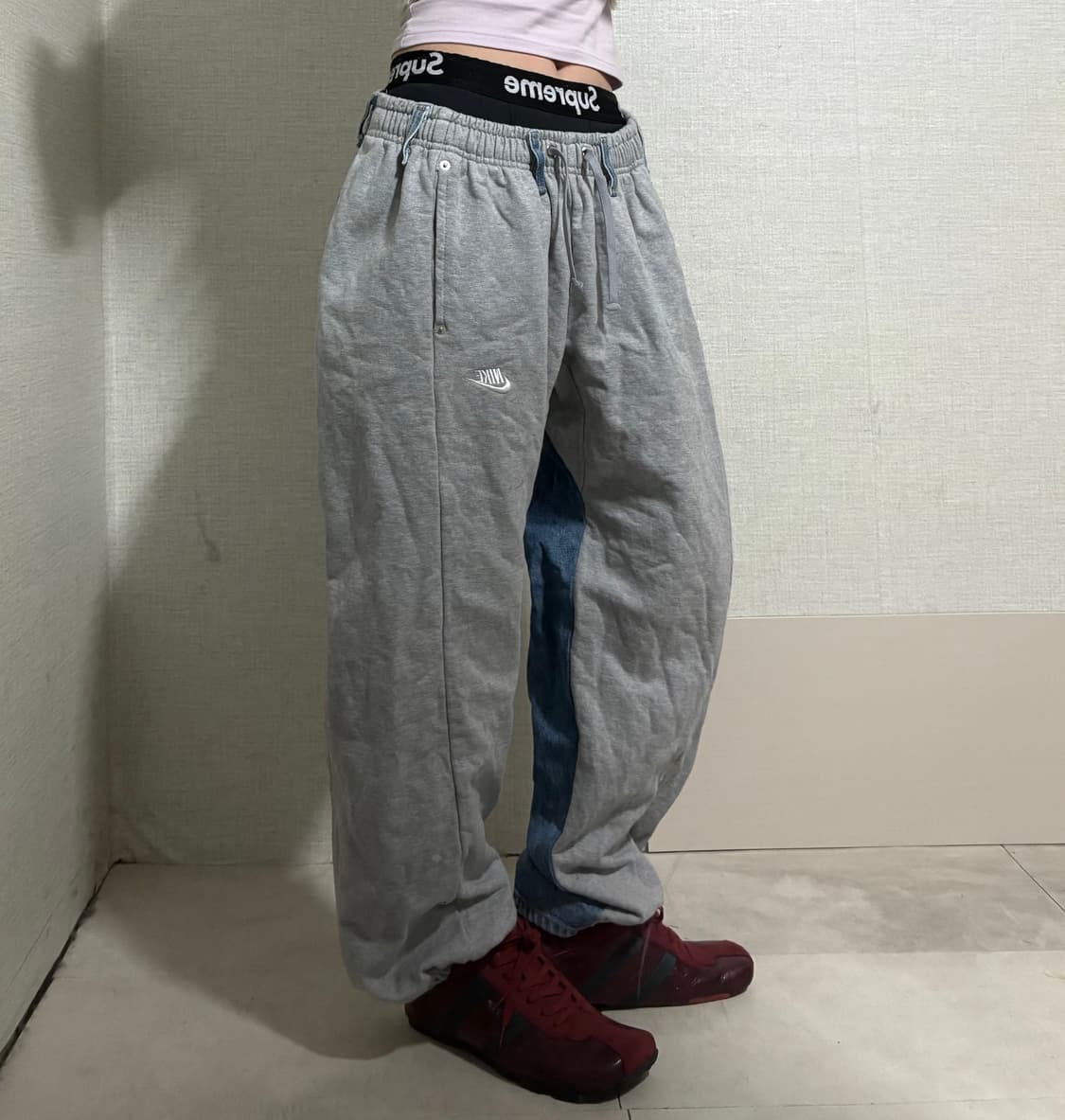 나이키x리바이스 와이드 커스텀팬츠 상품이미지5