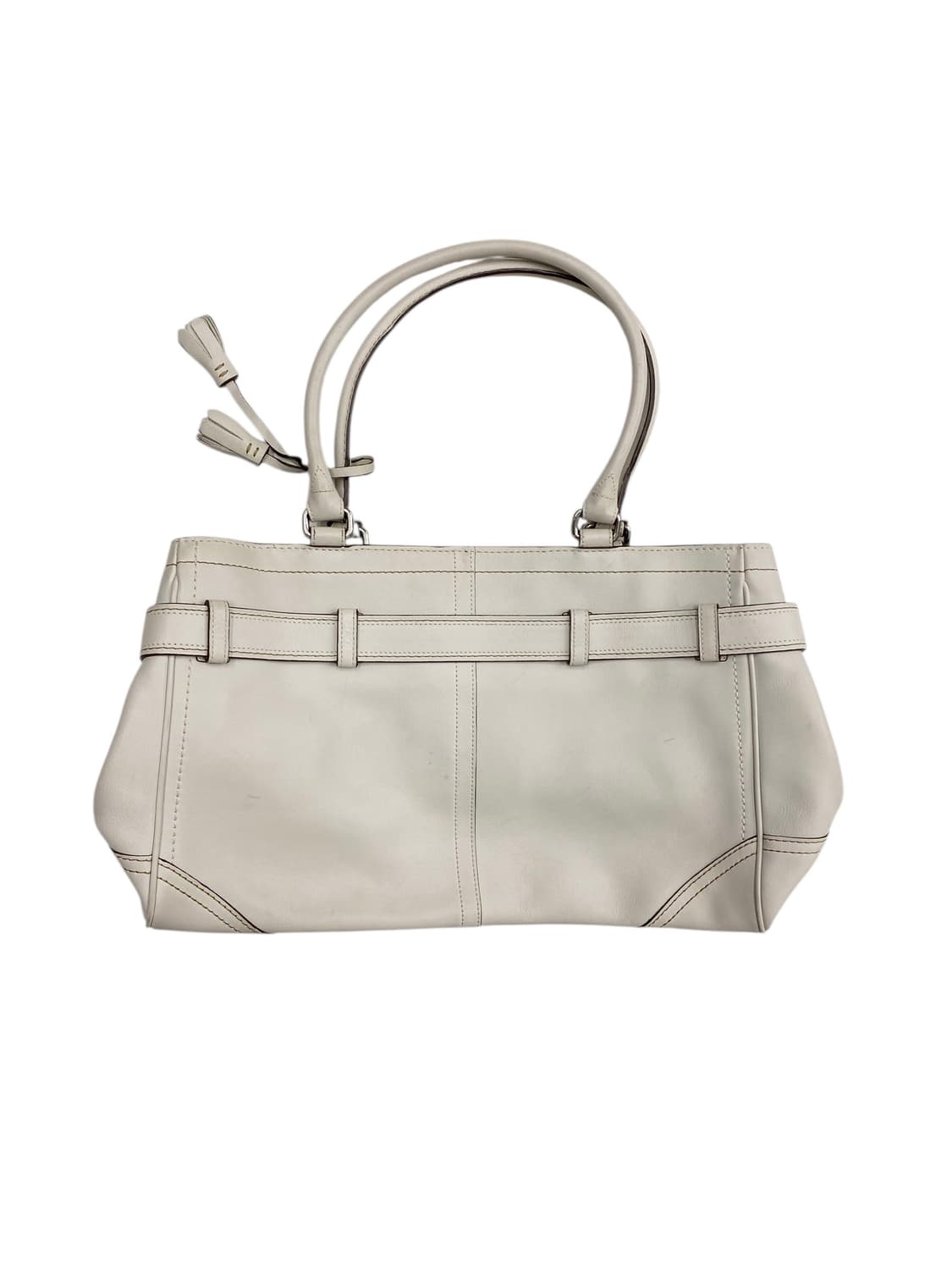 코치 y2k 화이트 토드백 상품이미지2