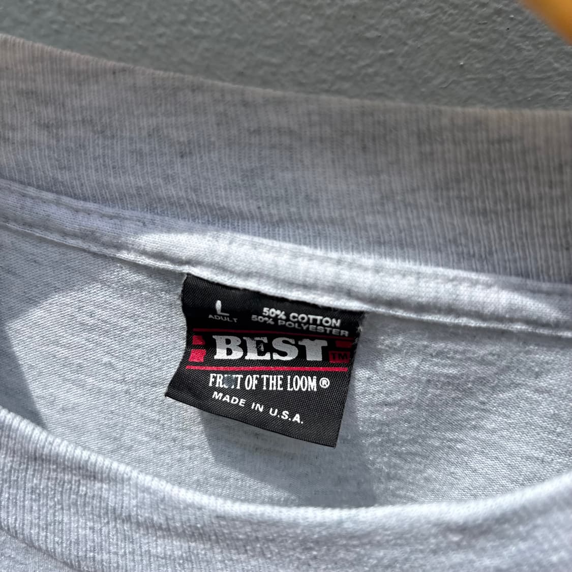 90s USA 오리지널 BEST 택 워호크 대학 빅 그래픽 싱글스티치 상품이미지3