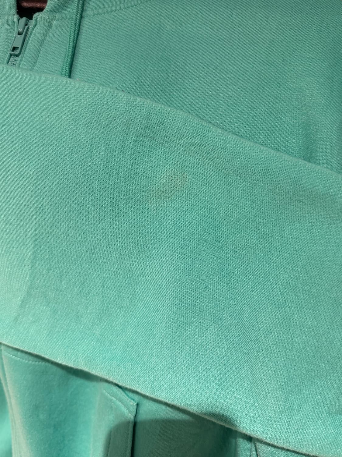 lettering detail mint hood zip-up 상품이미지6