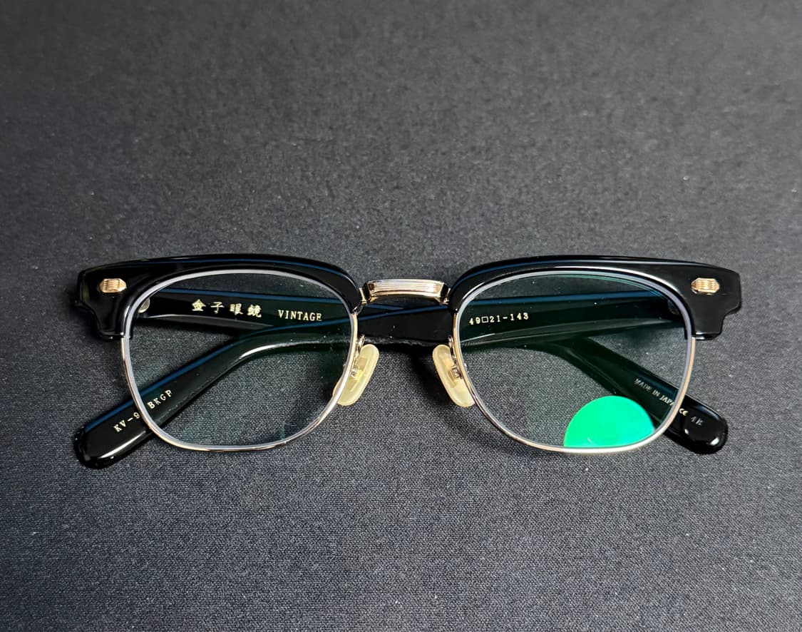 금자안경 kv94 하금테 블랙골드 상품이미지1