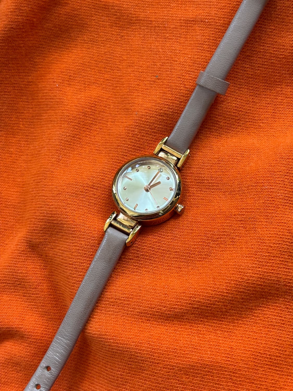 vintage crystal shop leather watch  상품이미지1