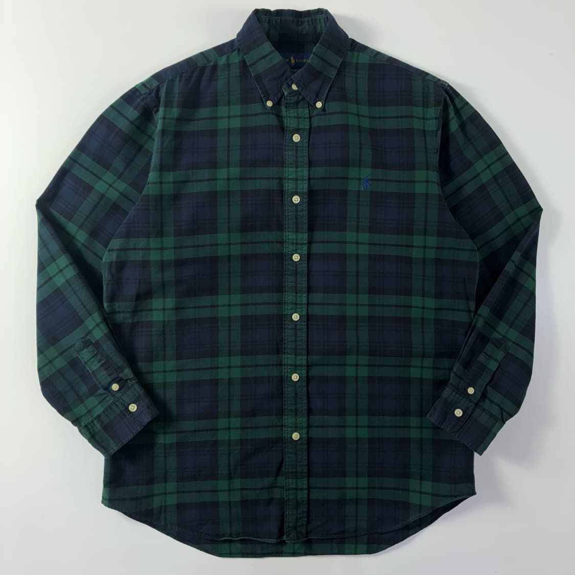 Polo  폴로 랄프로렌 자수 코튼 타탄체크 셔츠 상품이미지1