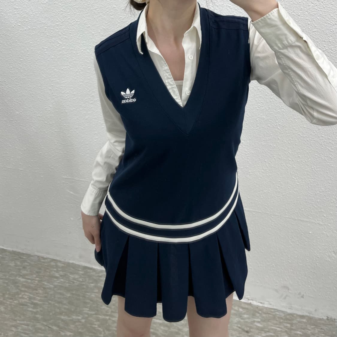 아디다스 네이비 테니스 원피스 S 상품이미지6