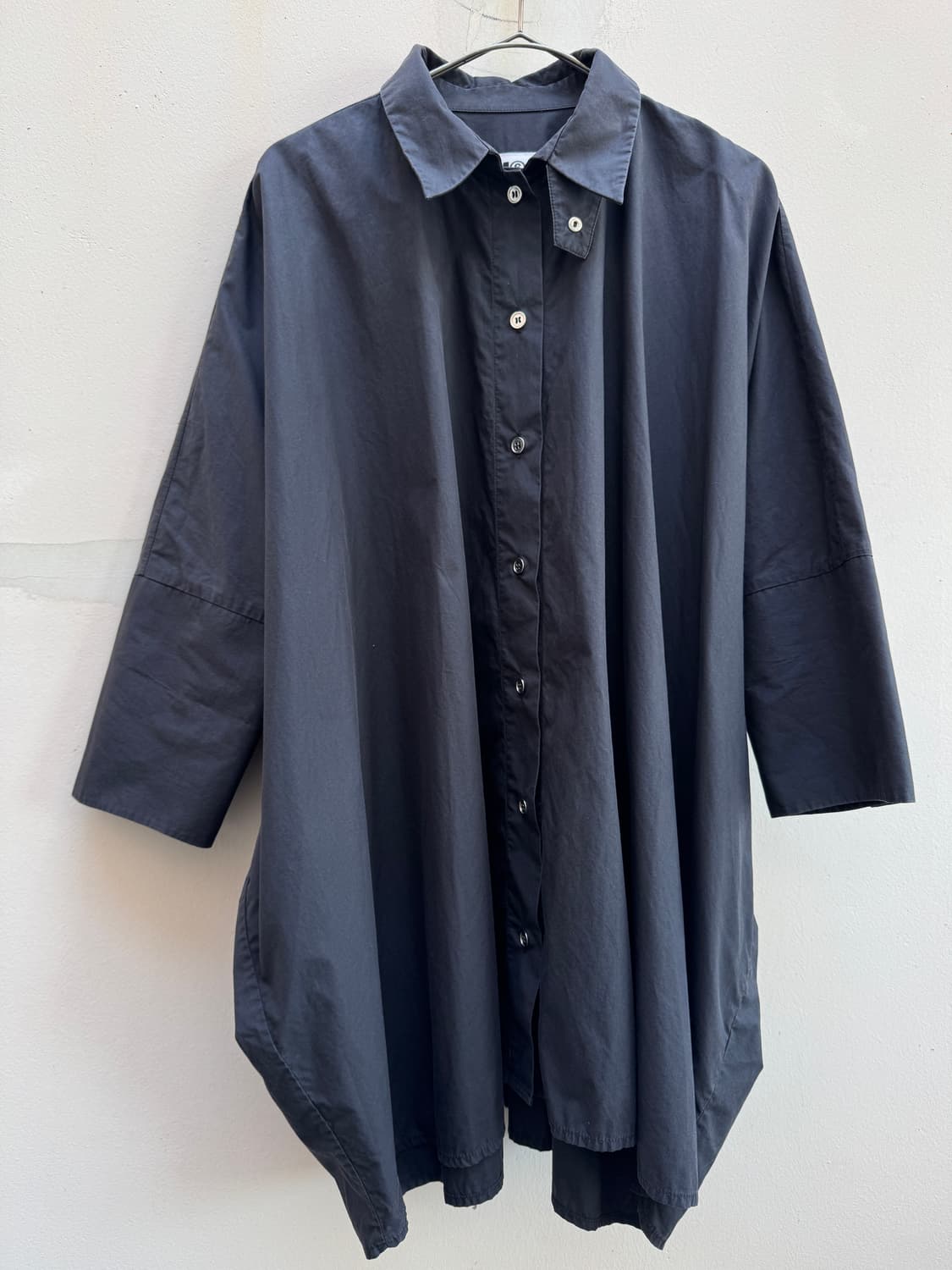 MM6 메종 마르지엘라 오버사이즈 셔츠 블랙 Masion Margiela 상품이미지1