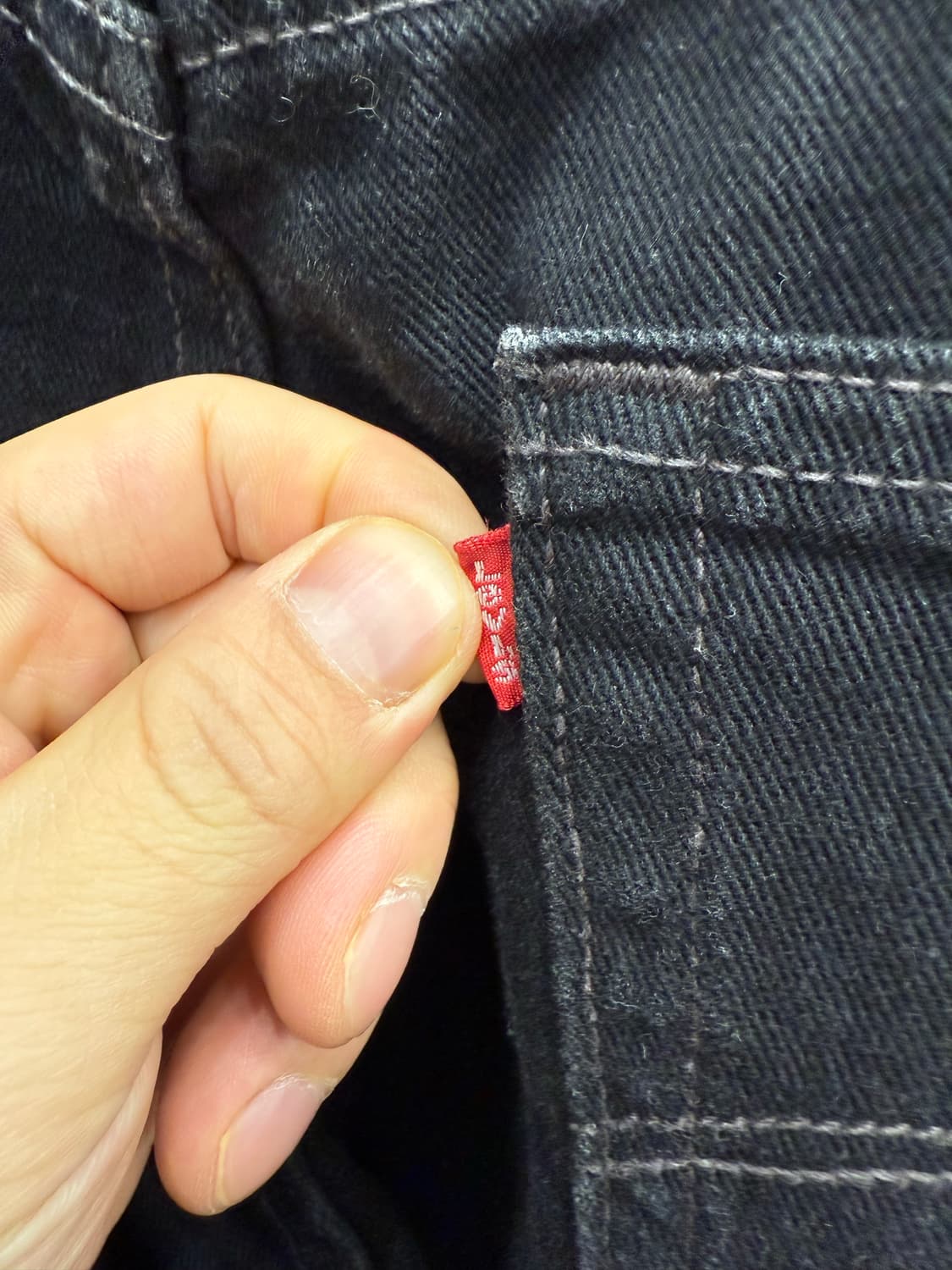 리바이스 흑청 34(505) 상품이미지7