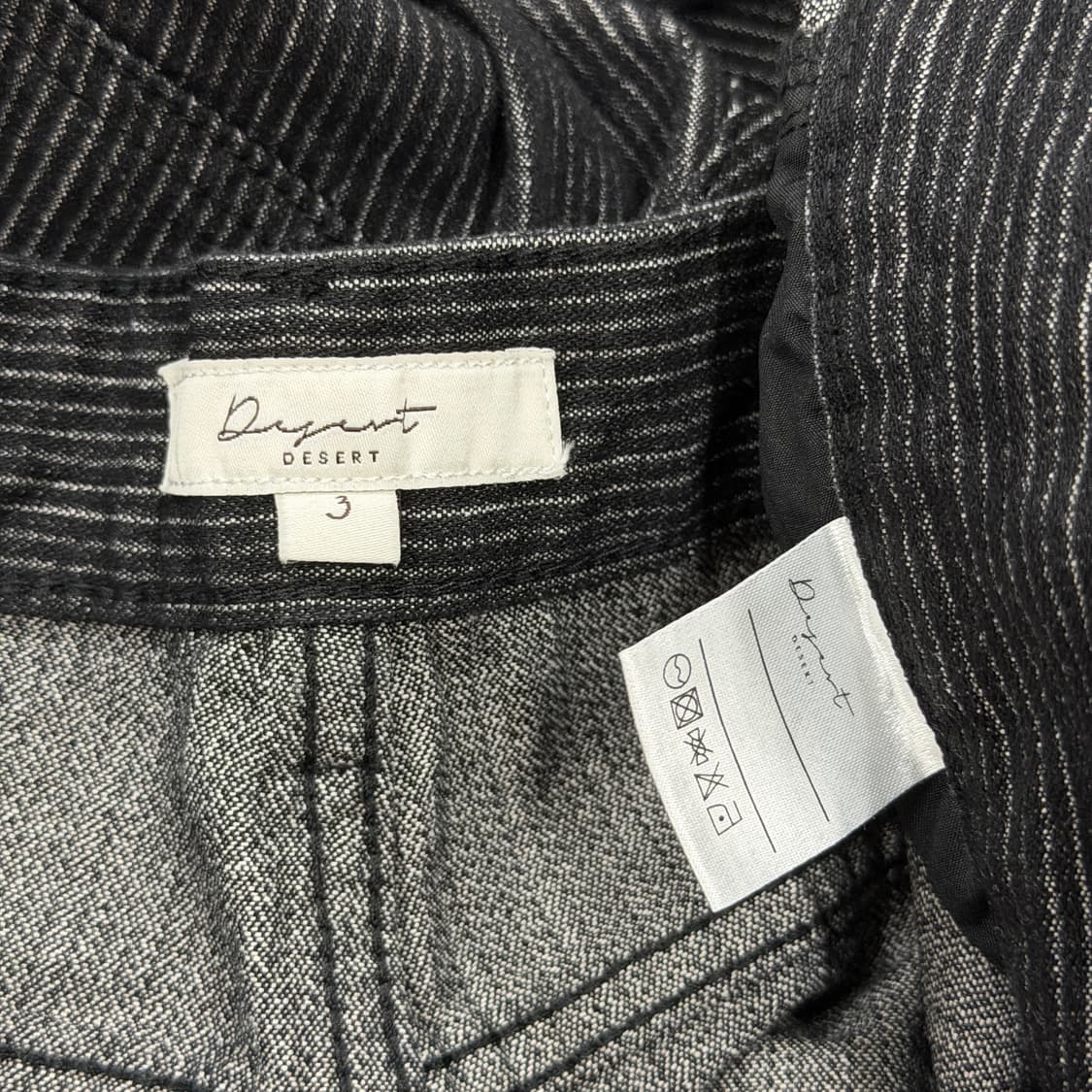 빈티지 스트라이프 데님팬츠 바지 3 상품이미지4