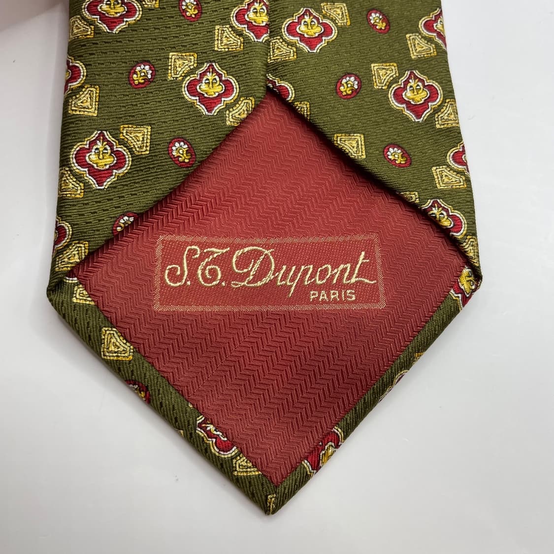 159) (S.T DUPONT) 듀퐁 패턴 넥타이 상품이미지5